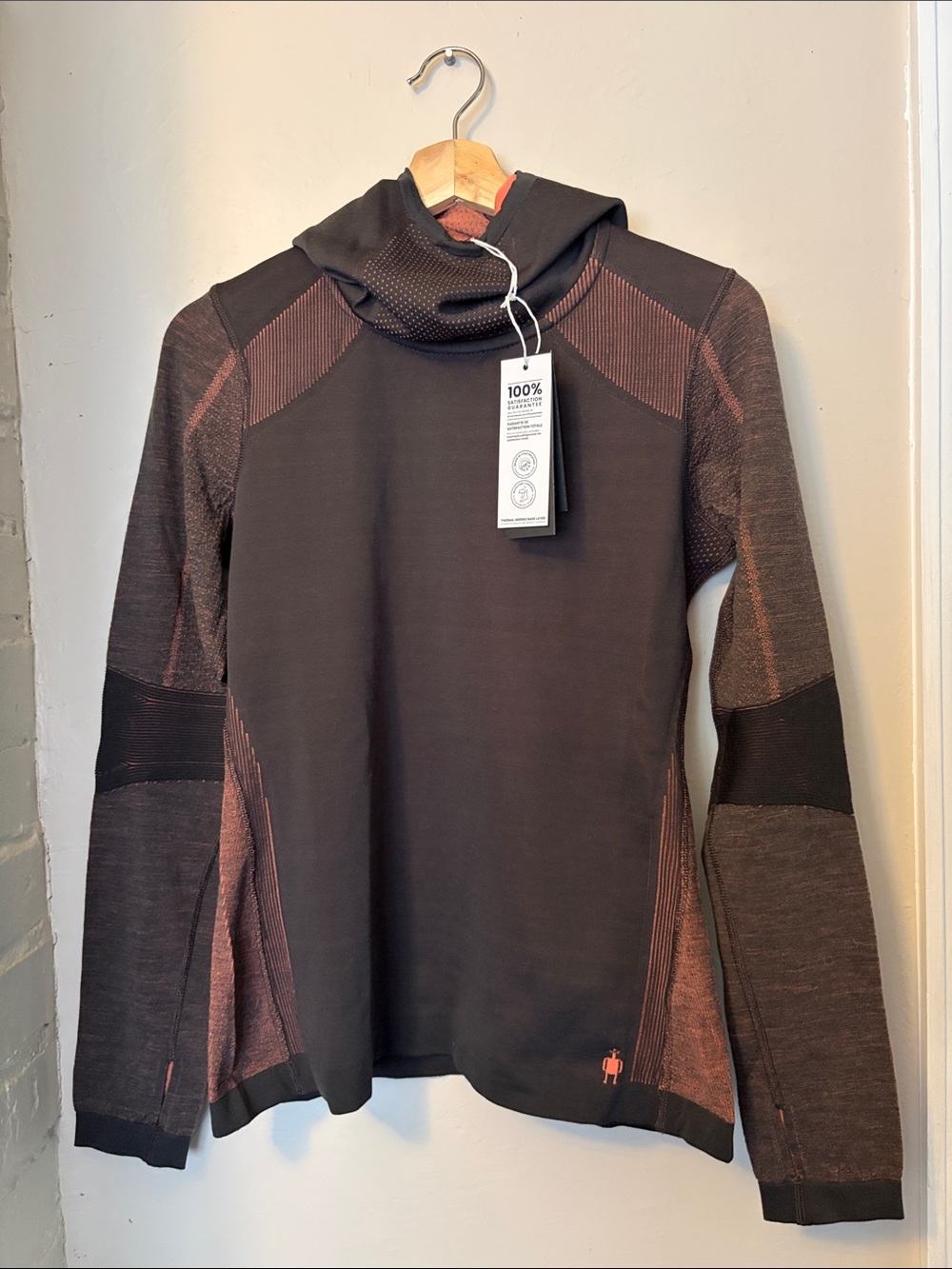 NWT Smartwool women’s Intraknit Thermal Merino Base Layer Hoodie